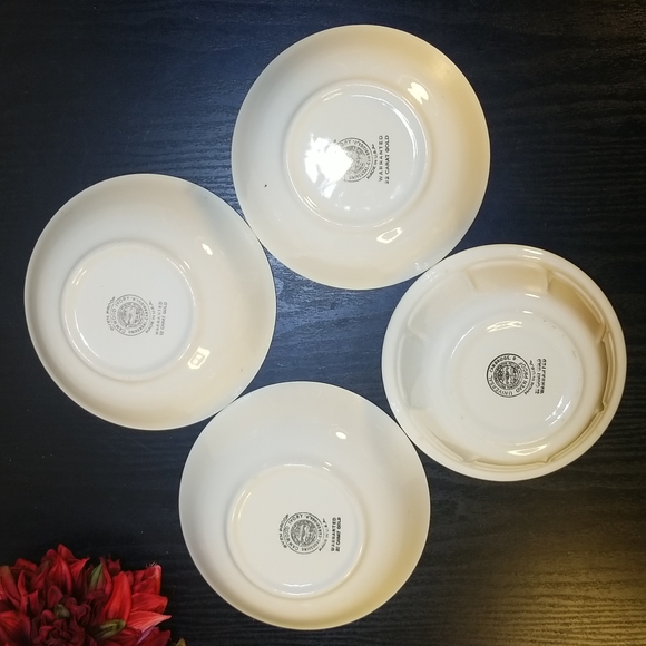 Universal Pottery Camwood Ivory Poppy Pattern Dinnerware - Picture 3 of 16